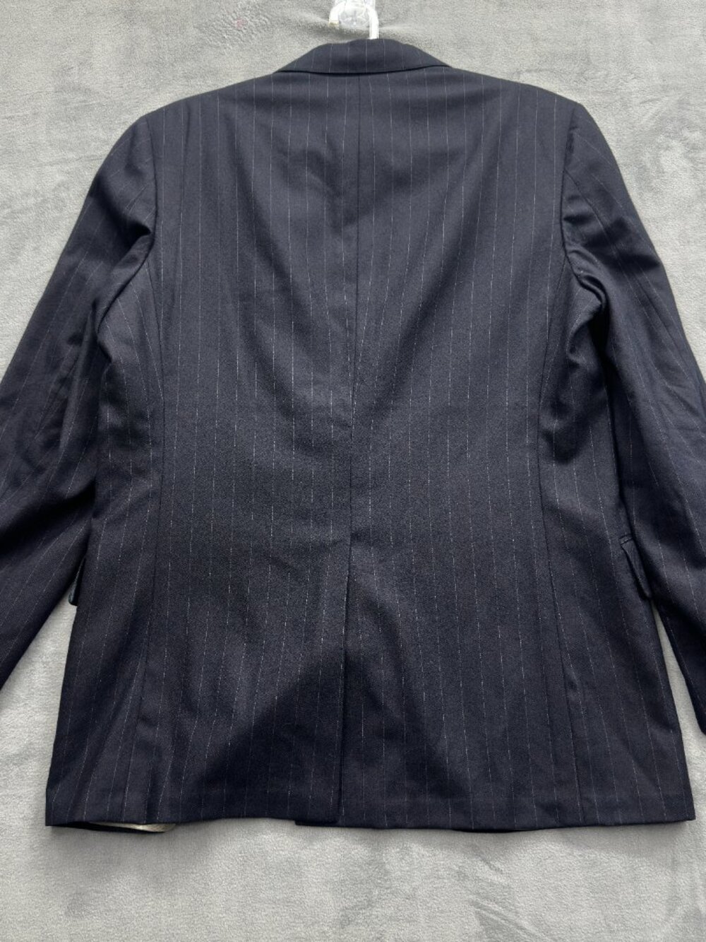 Cricketeer Frederick & Nelson Blazer Navy Pinstripe 100% Pure Wool Tailored USA - Picture 3 of 16